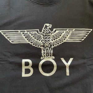 BOY LONDON UK Logo Crew Neck Black Sweatshirt